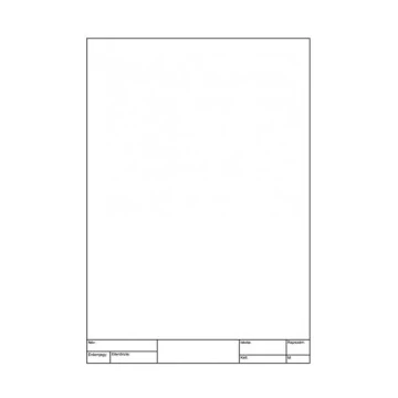 Rajzlap műszaki A/4 170g keretezett  25ív/cs