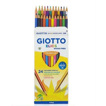 Színes ceruza 24-es Giotto Elios háromszögletű