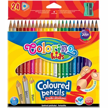 Színesceruzakészlet Colorino Kids TRIO - 24db-os