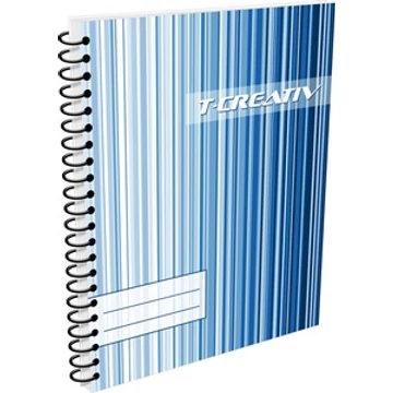 Spirálfüzet T-Creativ A/5-60 I 60 lapos, vonalas irodai