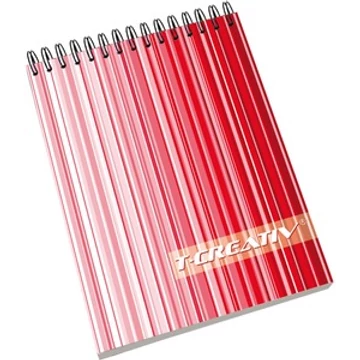 Spirálnotesz T-Creativ A/6-40i négyzetrácsos, 40 lapos, irodai