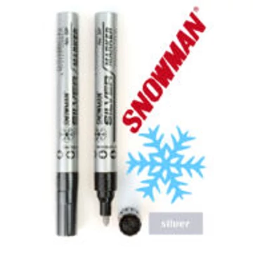 Lakkfilc Snowman 4,5 mm vastag - ezüst