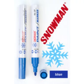 Lakkfilc Snowman 4,5 mm vastag - kék