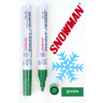 Lakkfilc Snowman 4,5 mm vastag - zöld