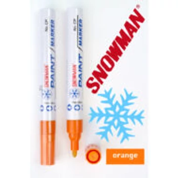 Lakkfilc Snowman 4,5 mm vastag - narancs