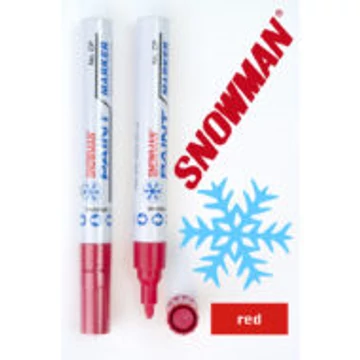 Lakkfilc Snowman 4,5 mm vastag - piros