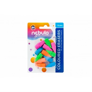 Radír, ceruzavég 12 db-os, Nebulo
