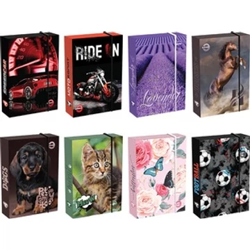 Füzetbox T-Creativ A/5 mintás fedelű