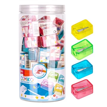 Hegyező, egylyukú, DELI "COMIKO", vegyes szín 1