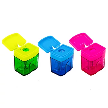 Hegyező, egylyukú, tartályos, DELI "COMIKO", vegyes szín