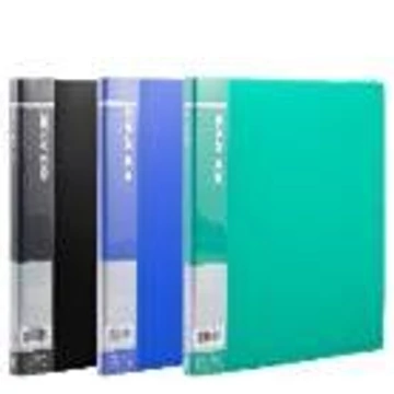 Bemutatómappa, 20 zsebes, PP, A4, feliratozható, kemény borító, DELI &quot;START&quot;, vegyes szín