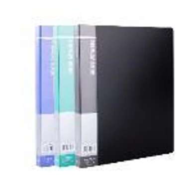 Bemutatómappa, 40 zsebes, PP, A4, feliratozható, kemény borító, DELI &quot;START&quot;, vegyes szín