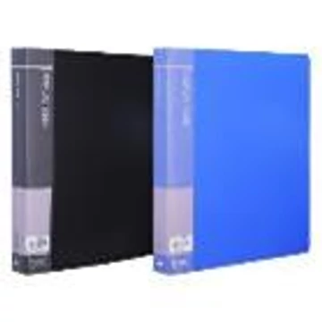 Bemutatómappa, 60 zsebes, PP, A4, feliratozható, kemény borító, DELI &quot;START&quot;, vegyes szín