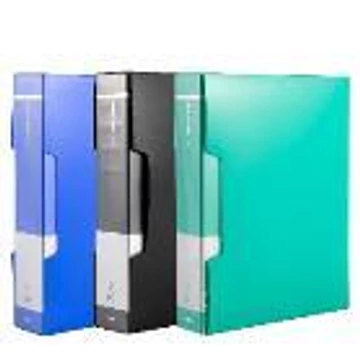 Bemutatómappa, 80 zsebes, PP, A4, feliratozható, kemény borító, DELI &quot;START&quot;, vegyes szín