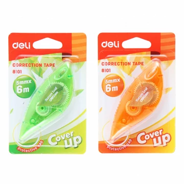 Hibajavító roller, 5 mm x 6 m, DELI "Cover UP", vegyes szín /1/
