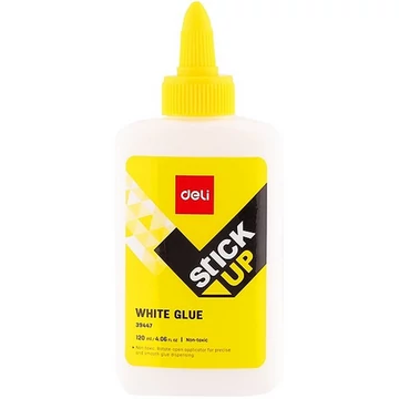 Ragasztó, folyékony, 120 ml, DELI &quot;Stick UP&quot;, fehér