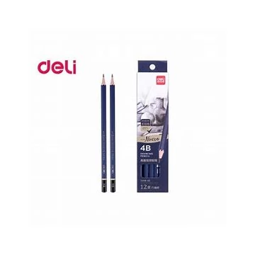 Grafitceruza, 4B, hatszögletű, 12 darabos, DELI "ARTE Nuevo"