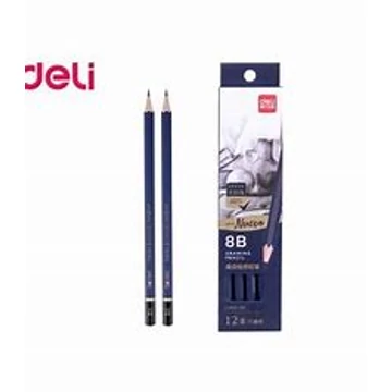 Grafitceruza, 8B, hatszögletű, 12 darabos, DELI "ARTE Nuevo"
