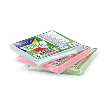 Öntapadós jegyzettömb 75x75 80 lapos - pasztell zöld