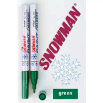 Lakkfilc Snowman 3 mm Fine - zöld