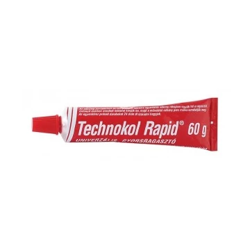 Ragasztó, folyékony, 60 g, TECHNOKOL &quot;Rapid&quot;, piros