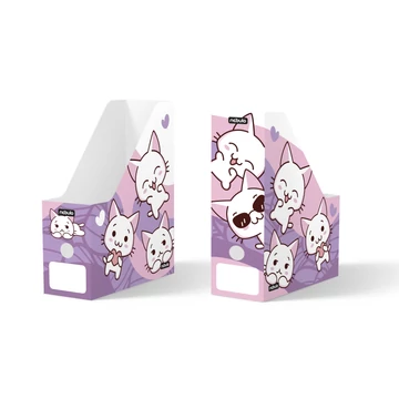 Irattartó papucs, papír, hajtogatós, Cica, Nebulo