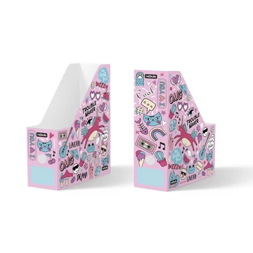 Irattartó papucs, papír, hajtogatós, Girl Power, Nebulo