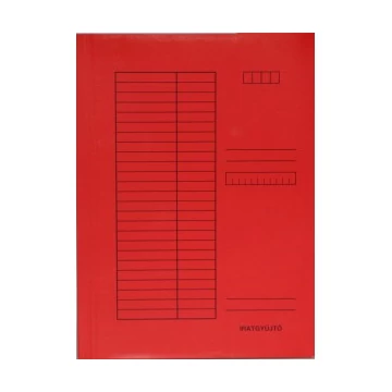 Iratgyűjtő SO-RE A/4 230g  piros