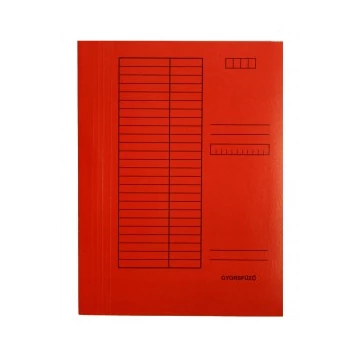 Gyorsfűző SO-RE A/4 230g piros