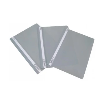 Gyorsfűző  A/4 PVC szürke