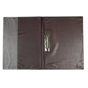 Villámzáras mappa CLV PVC A/4 bordó