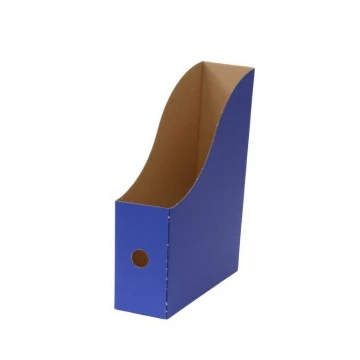 Irattartó papucs  összehajtható papír  sötétkék