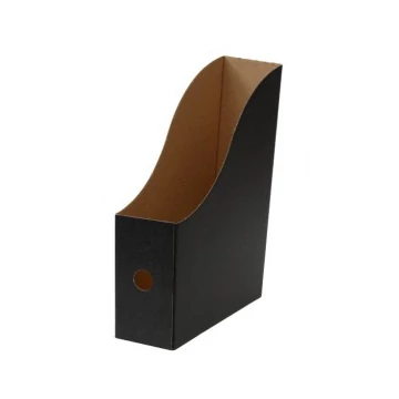 Irattartó papucs  összehajtható papír  fekete