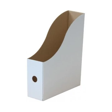 Irattartó papucs  összehajtható papír  fehér