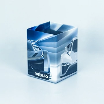 Írószertartó pohár, asztali, papír, Sportautó, Nebulo