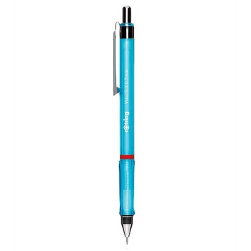 Nyomósirón, 0,7 mm, rOtring "VISUCLICK", élénkkék