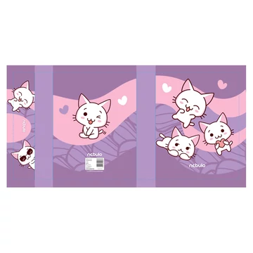 Füzetbox, A5, Cica, Nebulo