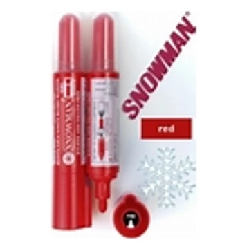 Táblafilc Snowman patronos piros