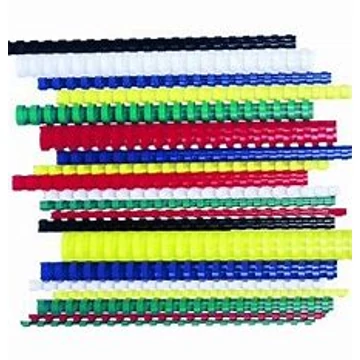 Fűzőspirál (6mm) 25lap  fekete