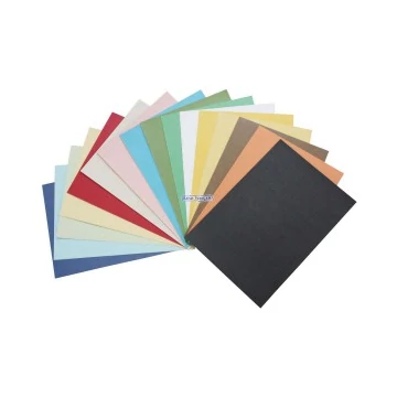 Hátlap spirálozáshoz A/4 230g bőrhatású fekete