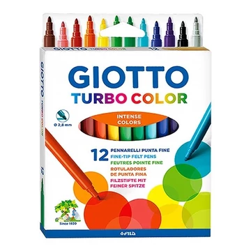Filckészlet 12-es Giotto Turbo Color függeszthető