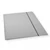 Gumis mappa A/4 egyszínű 300 gr. - szürke