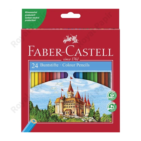 FC-Színes ceruza készlet   24db-os kastélyos