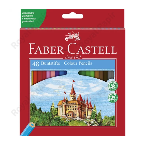 FC-Színes ceruza készlet   48db-os kastélyos
