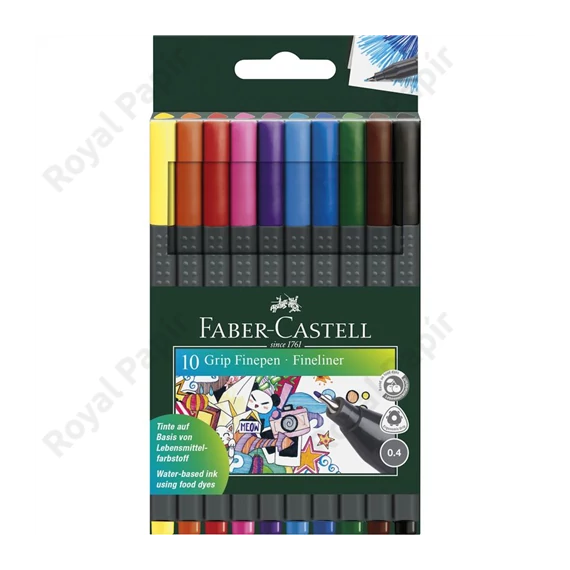 FC-Tűfilc készlet 10db-os 0,4mm GRIP