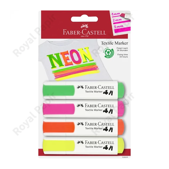 FC-Textílfilc készlet 4db-os neon színek BL.