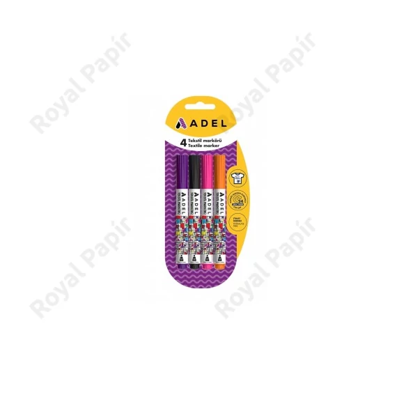 Textilfilc 4 db-os ADEL barna, pink, fekete, lila