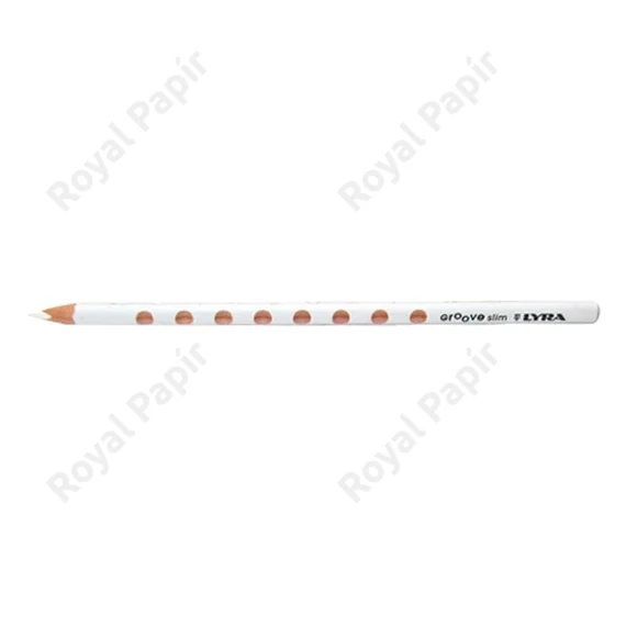 Szóló színesceruza Lyra Groove Slim, fehér