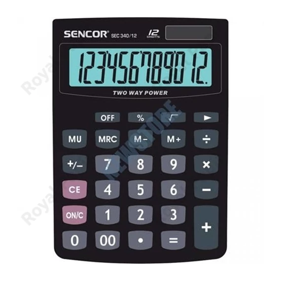 Számológép asztali SENCOR SEC 340/12
