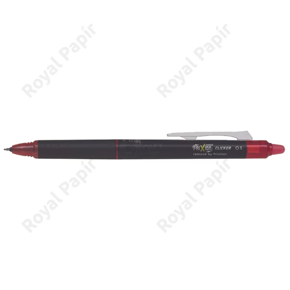Pilot radíros toll Frixion Clicker Point 0,5 piros - tűhegyű